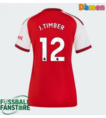 Arsenal Jurrien Timber #12 Replik Heimtrikot Damen 2026-27 Kurzarm